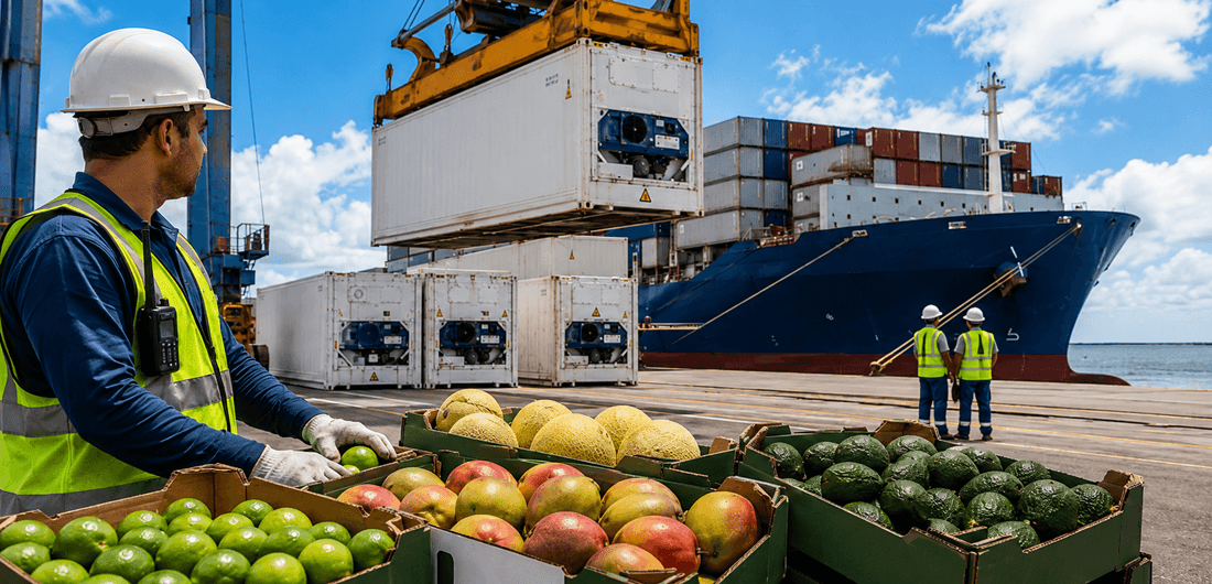Las exportaciones brasileñas de frutas crecen a medida que los corredores refrigerados convierten los perecederos en una ventaja